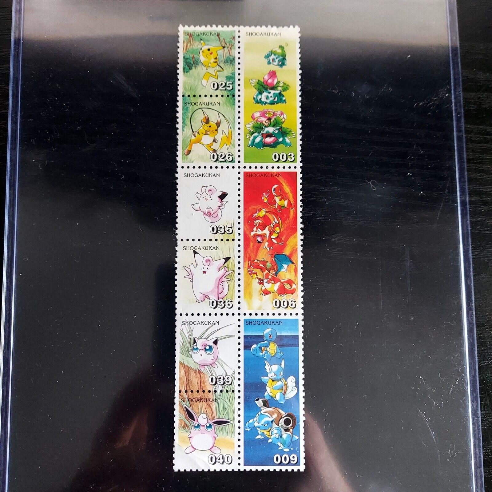 1996 Pokemon Shogakukan Base set 1st Charizard Blastoise Stamps collection 1/1