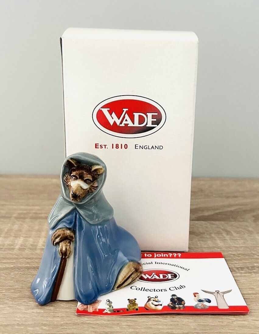 Wade Big Bad Wolf Figurine Limited Edition/1000 Little Red Riding Hood Grandma