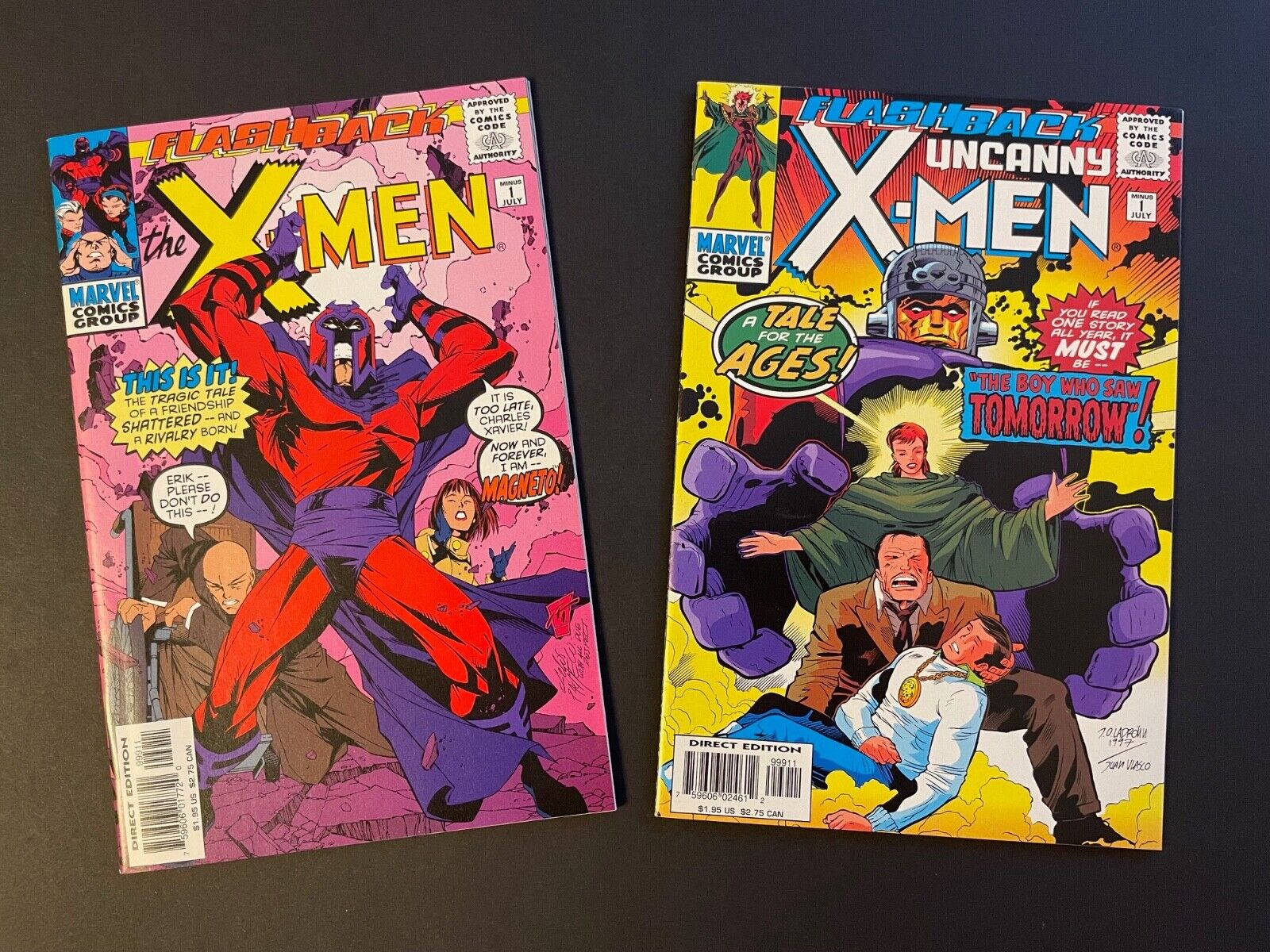 X-MEN -1 & UNCANNY X-MEN -1 (Marvel 1997) two comics CHEAP Gemini mailer
