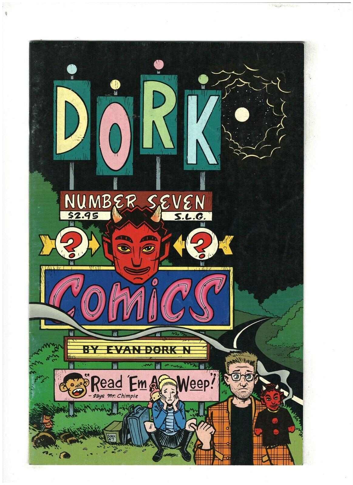 Dork #7 VF+ 8.5 1st Print SLG 1999 Evan Dorkin