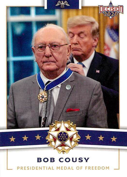 Bob Cousy PMOF - 9 2020 Decision 2020 Presidential Medal of Freedom