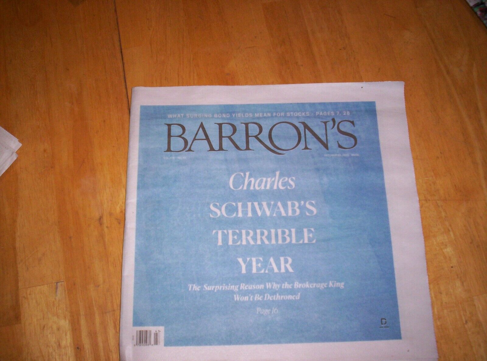 BARRON\'S FINANCIAL NEWSPAPER OCTOBER 23, 2023