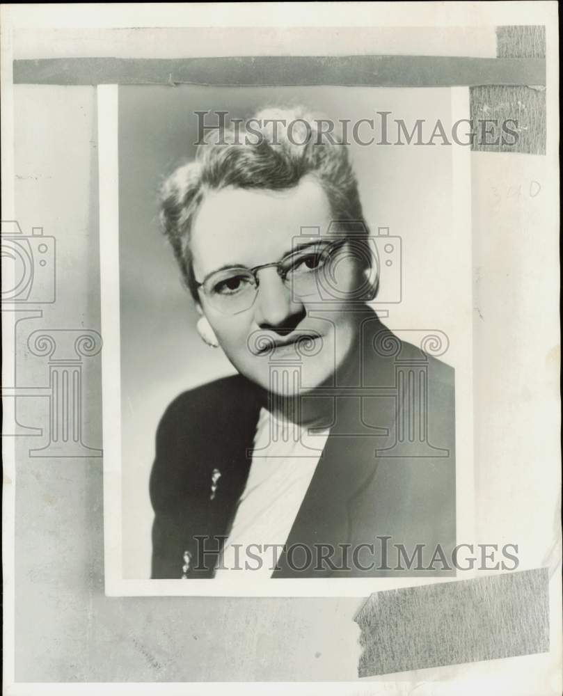 1963 Press Photo Reverend Mary McKee Chester widow of Reverend Dr Joseph Chester