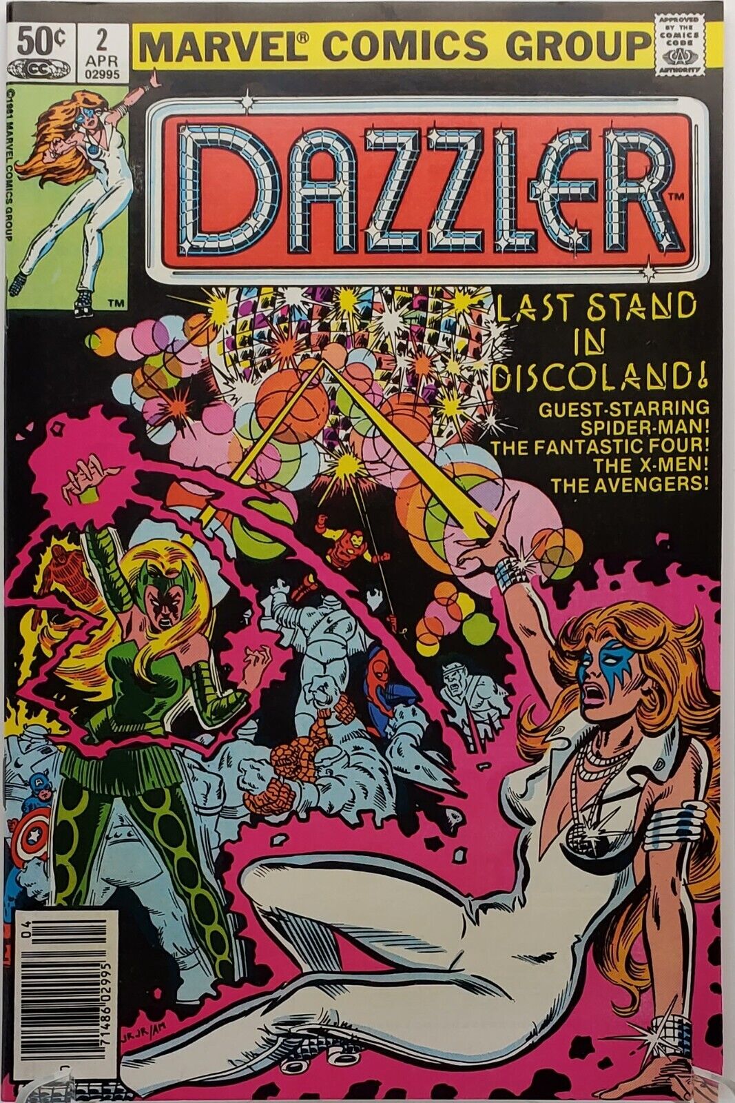 Dazzler #2 Volume One (1981 Series) Marvel Comics X-Men NM