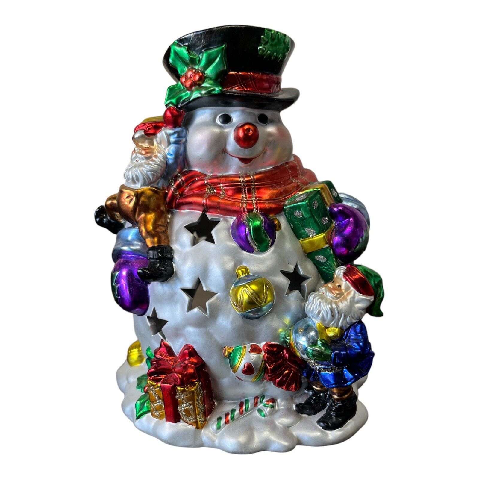 House of Lloyd/Christmas Around the World Shimmering Snowman Votive