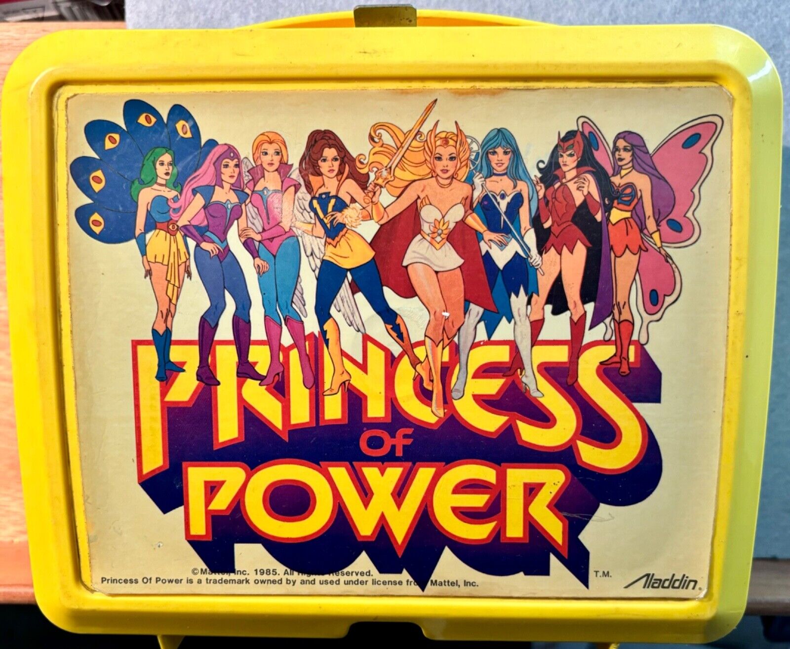 Vintage She Ra Princess of Power Lunchbox and Thermos Aladdin 1985