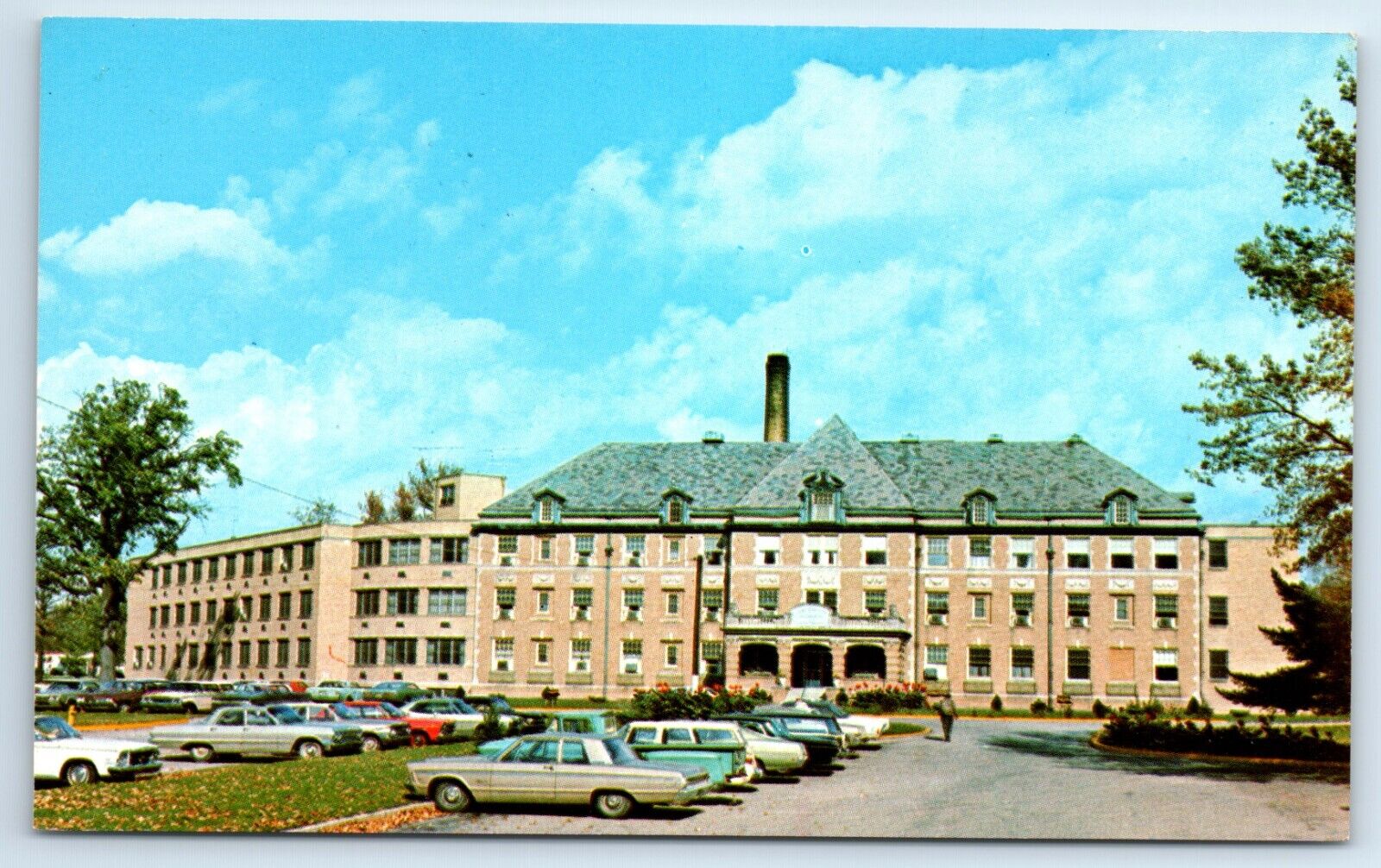 Postcard Clay County Hospital, Brazil, Indiana F108