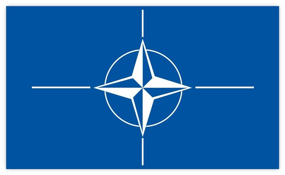 NATO flag sticker decal 5\