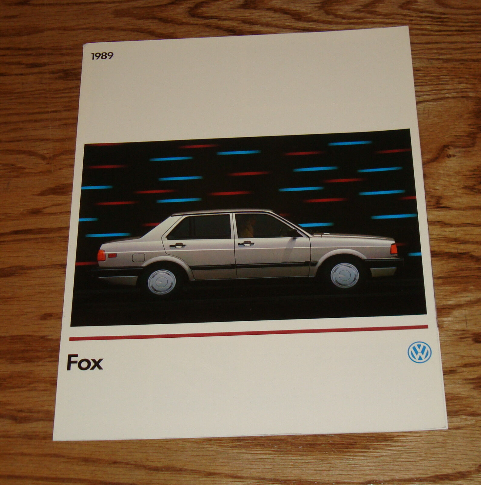 Original 1989 Volkswagen VW Fox Sales Brochure 89 GL