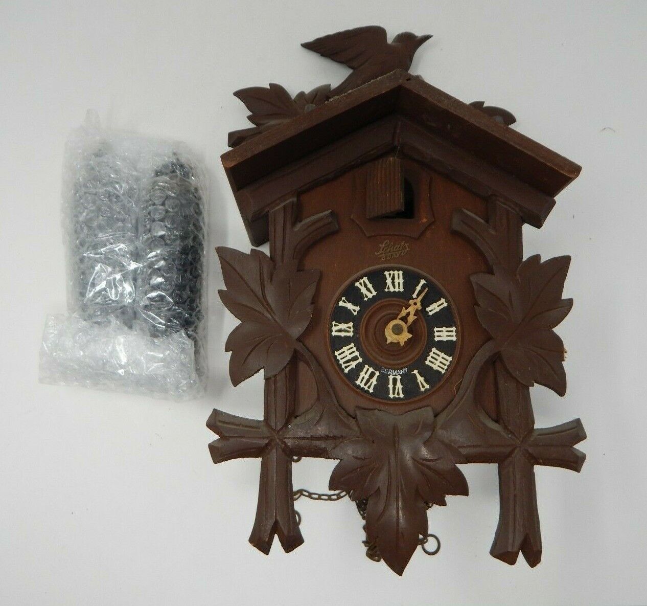 Vintage 1950\'s Schatz Cuckoo Clock 8-Day For Parts