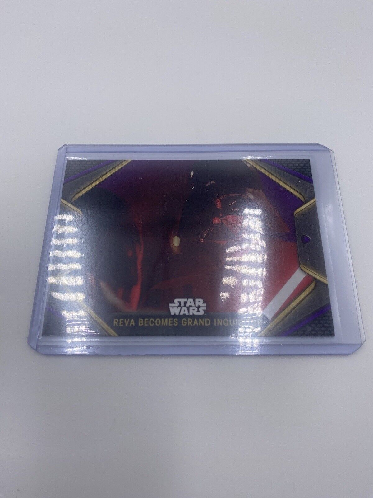 2023 Topps Obi-Wan Kenobi Reva Becomes Grand Inquisitor Purple Parallel #74 Card