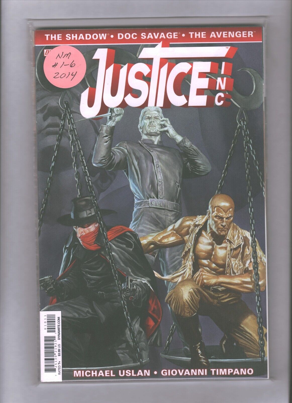 Justice Inc. #1-6 (Giovanni Timpano) Mini Series-Dynamite Ent. NM {Generations}