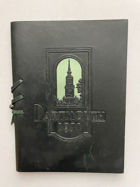 Vintage 1931 Dartmouth College Commencement Class Book Excellent Condition 