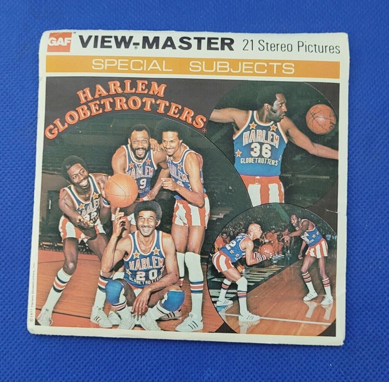 Gaf H69 The Harlem Globetrotters Basketball Team Stars view-master Reels Packet