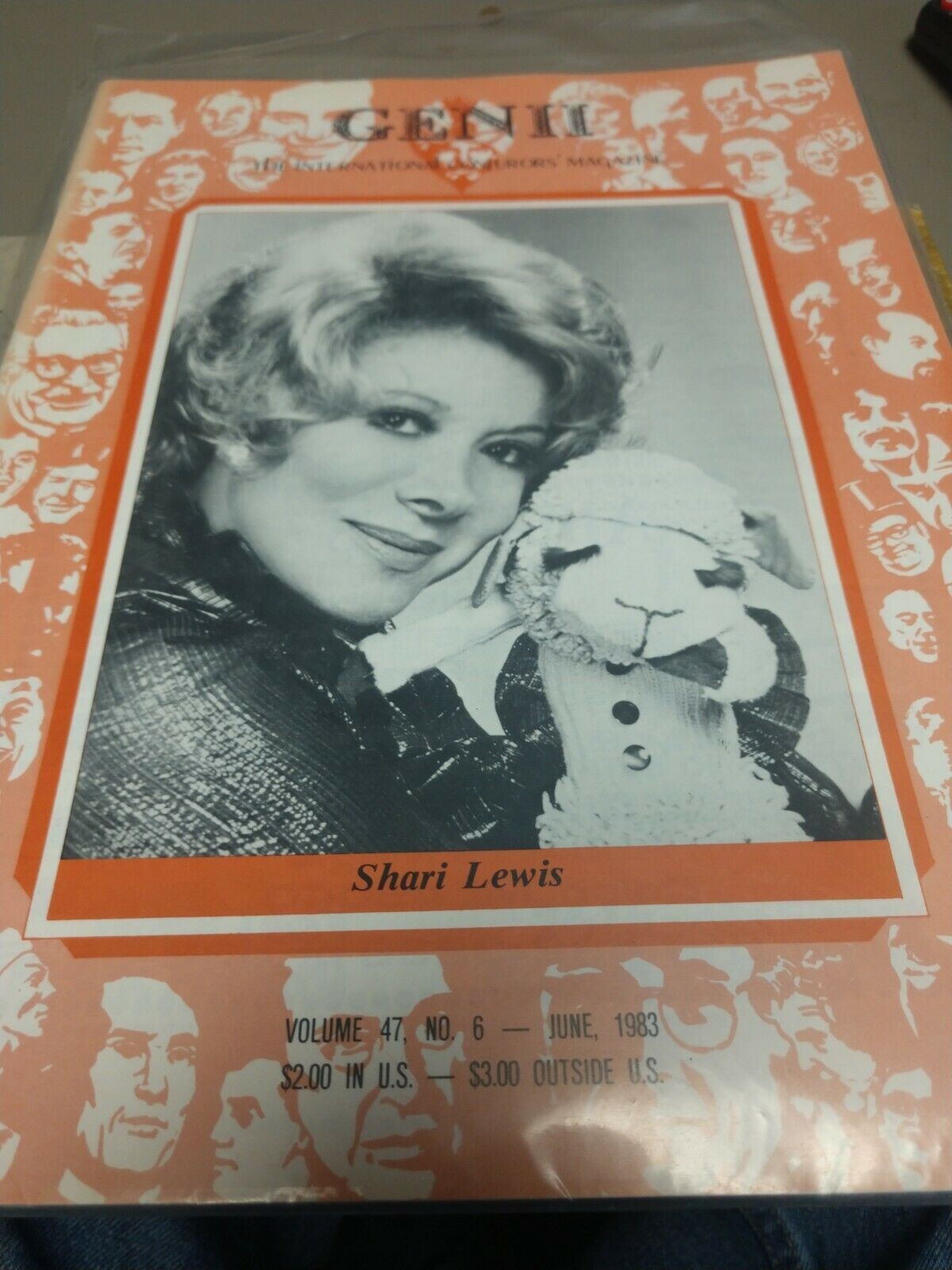 Shari Lewis Issue Genii Magazine 1983 Vol. 47 No. 6