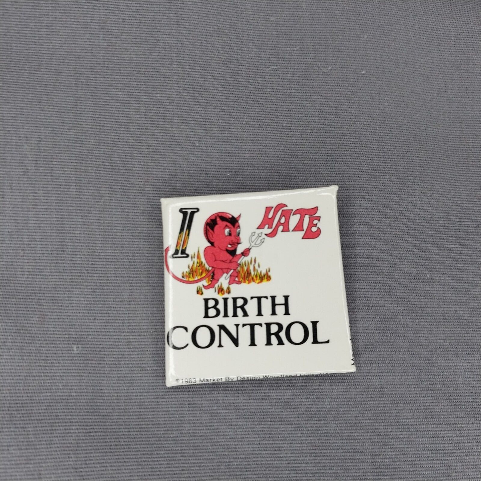 \'I Hate Birth Control\' Devil Graphic 1.5\