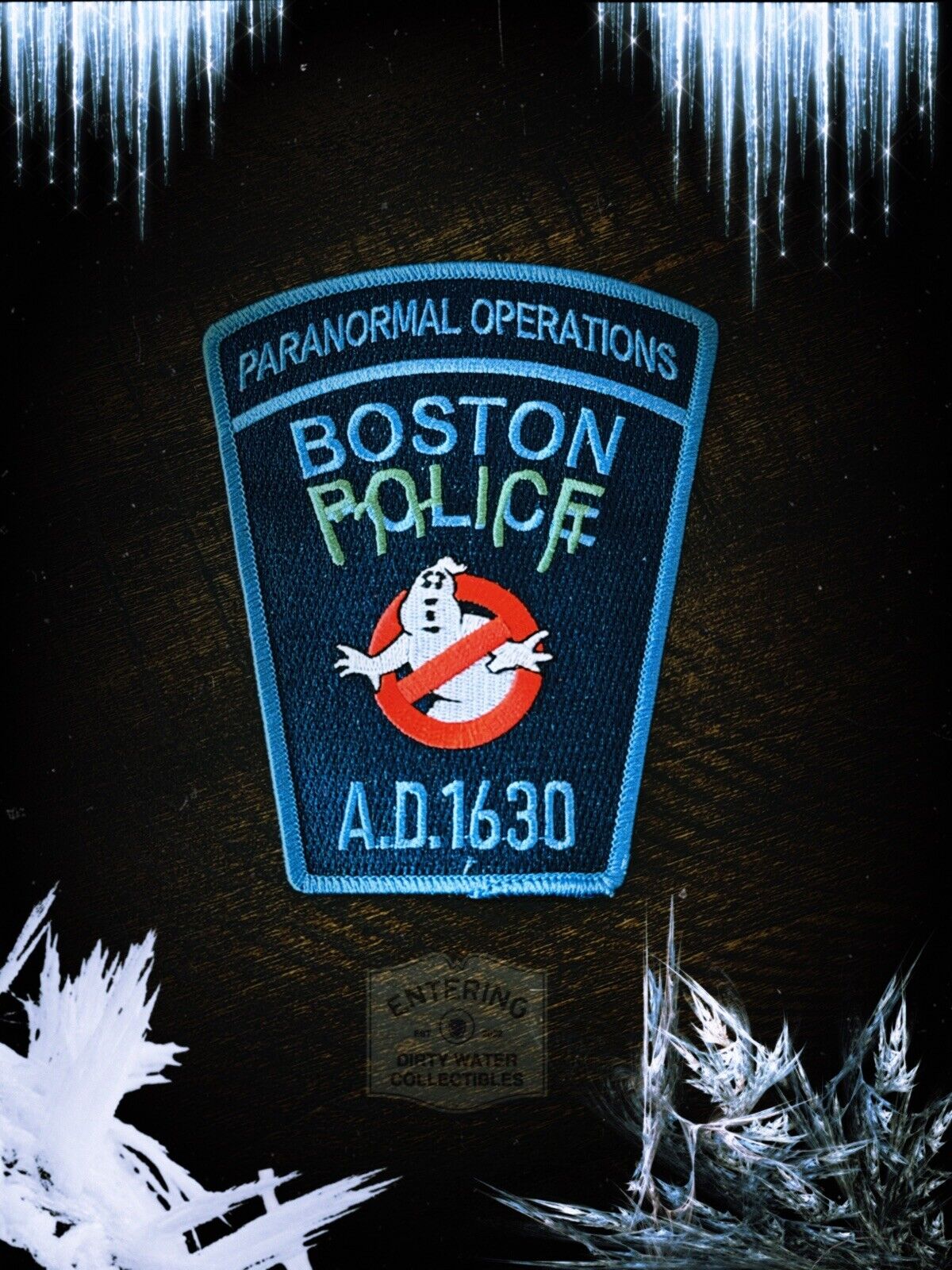 Boston Police Paranormal Investigations Ghostbusters FROZEN EMPIRE Patch