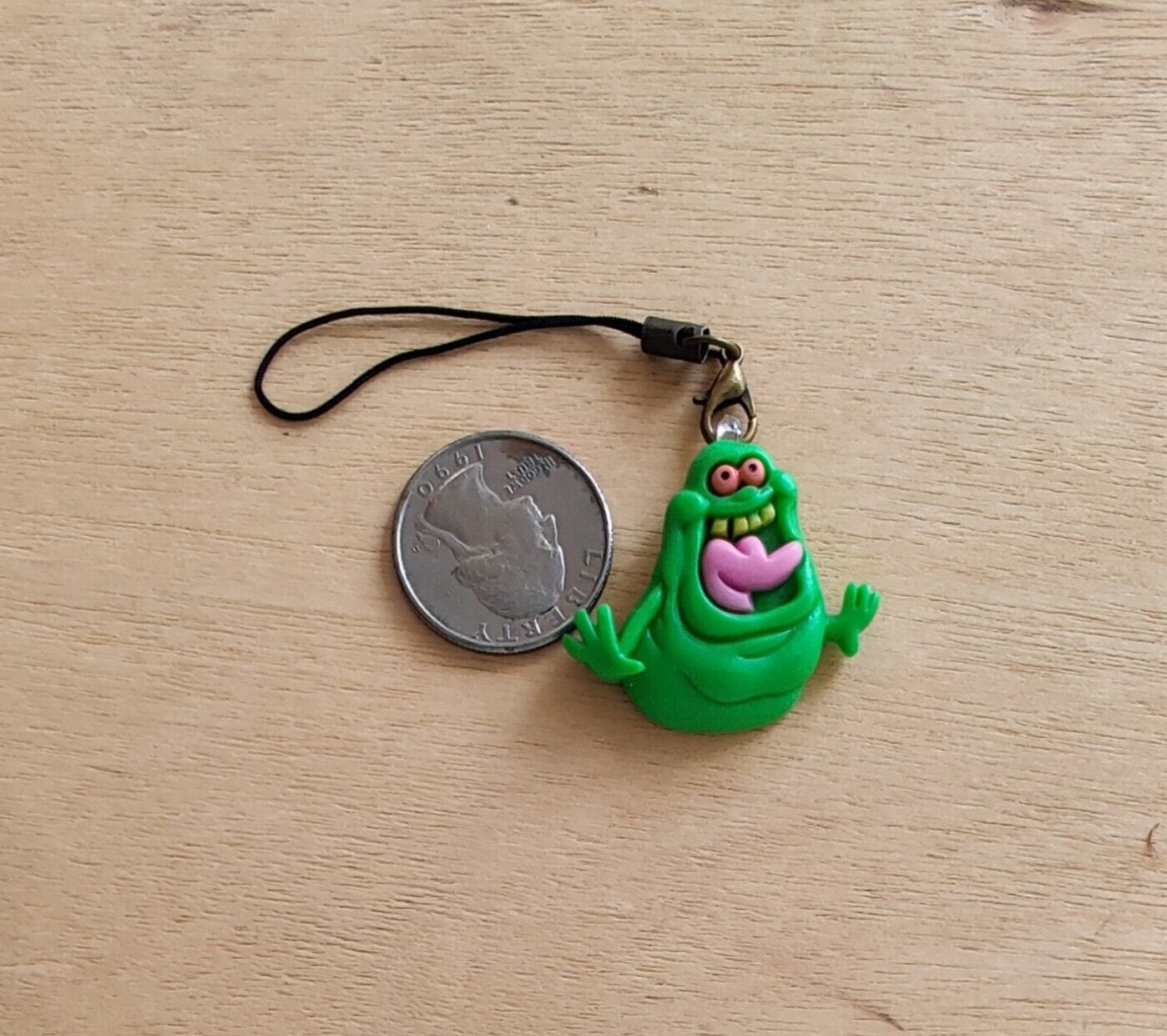 BN resin charm lariat ornament Ghostbusters Ectoplasm green ghost slime  (last)
