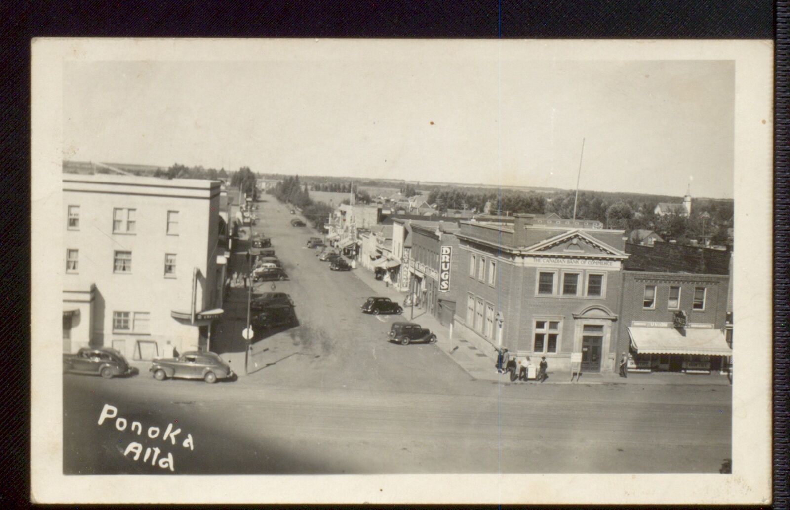 Ponoka Alberta Canada Historic Old Photo