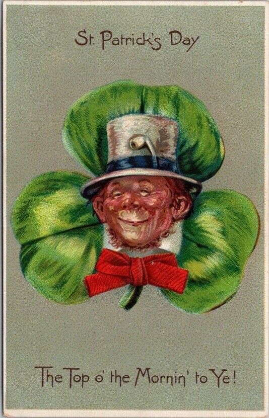 1908 Tuck\'s ST. PATRICK\'S DAY Embossed Postcard \