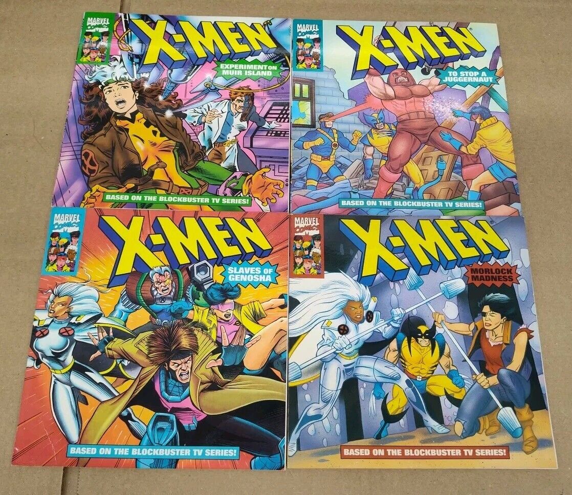 Lot 4 X Men Marvel Comics 1993 1994 Pictureback Books Random House Publishing