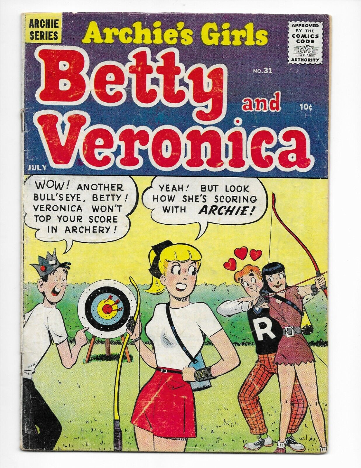 Archie\'s Girls Betty and Veronica #31, VG Condition, Archie Comics 1957