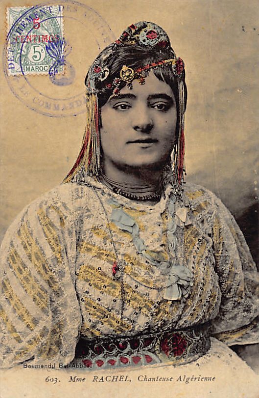 JUDAICA - Algeria - Madame Rachel, Algerian Jewish singer - Publ. Boumendil 603