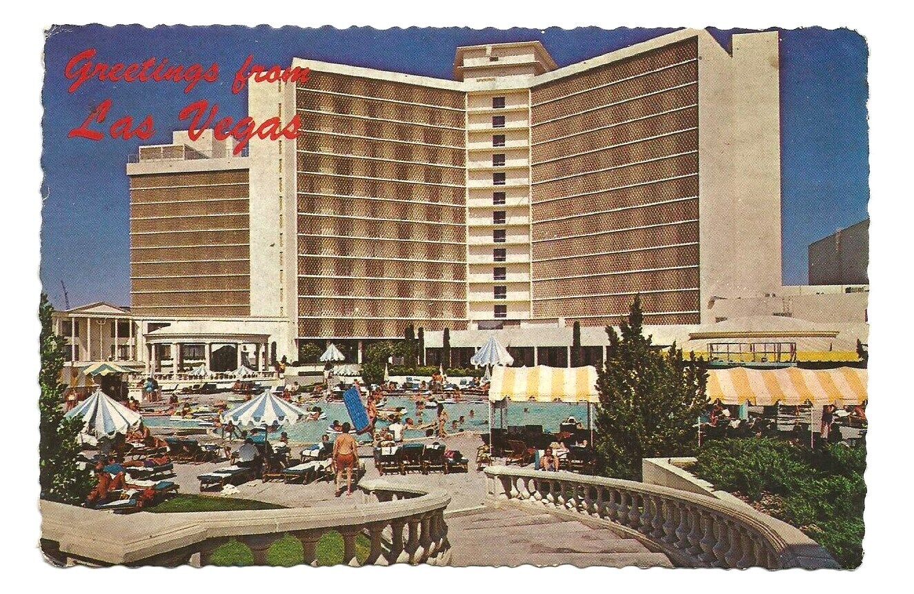 Las Vegas NV Postcard Nevada Caesars Palace Swimming Pool