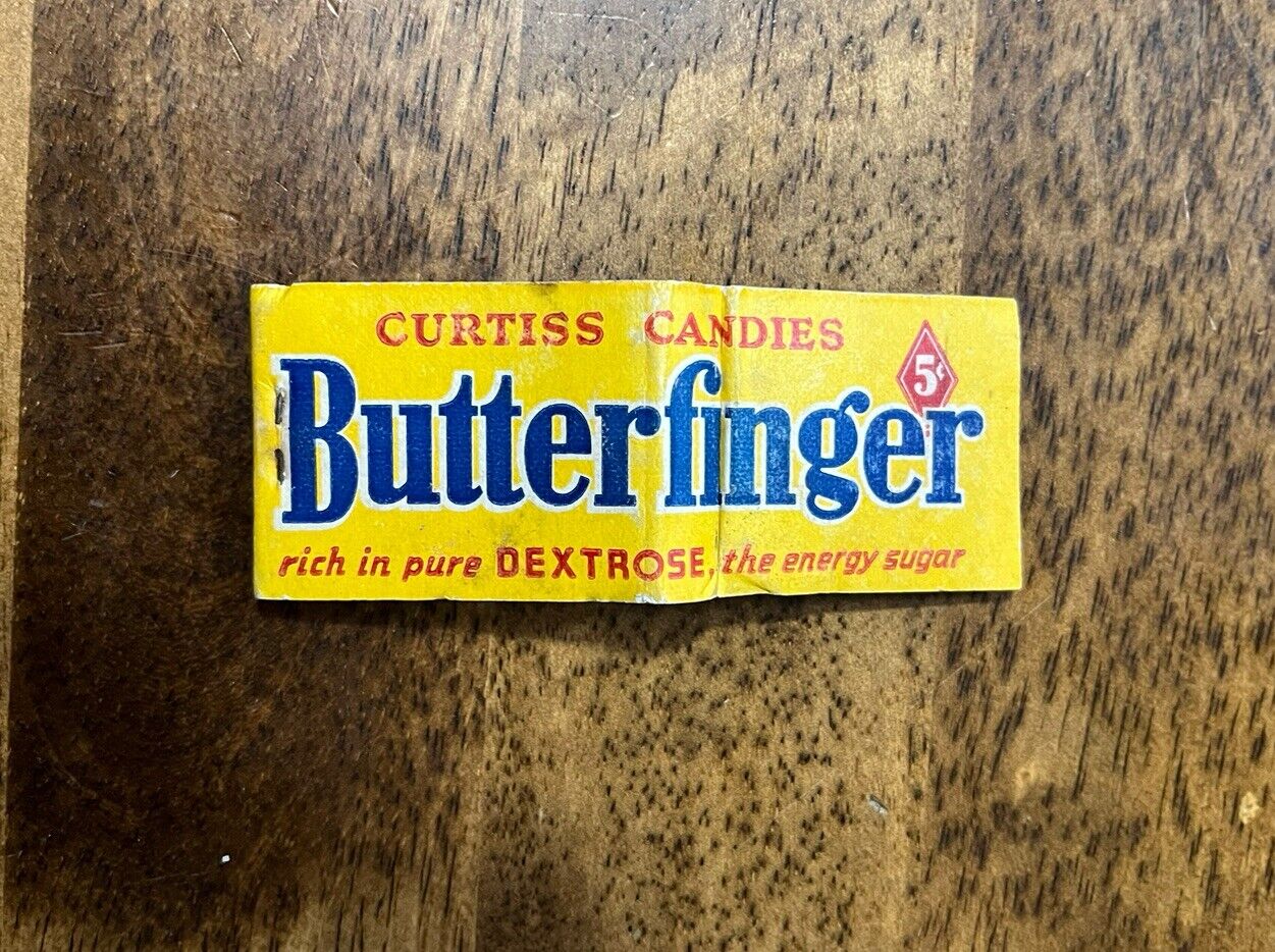 All Intact Matchbook Butterfinger Curtiss Candies Vintage Candy Advertising