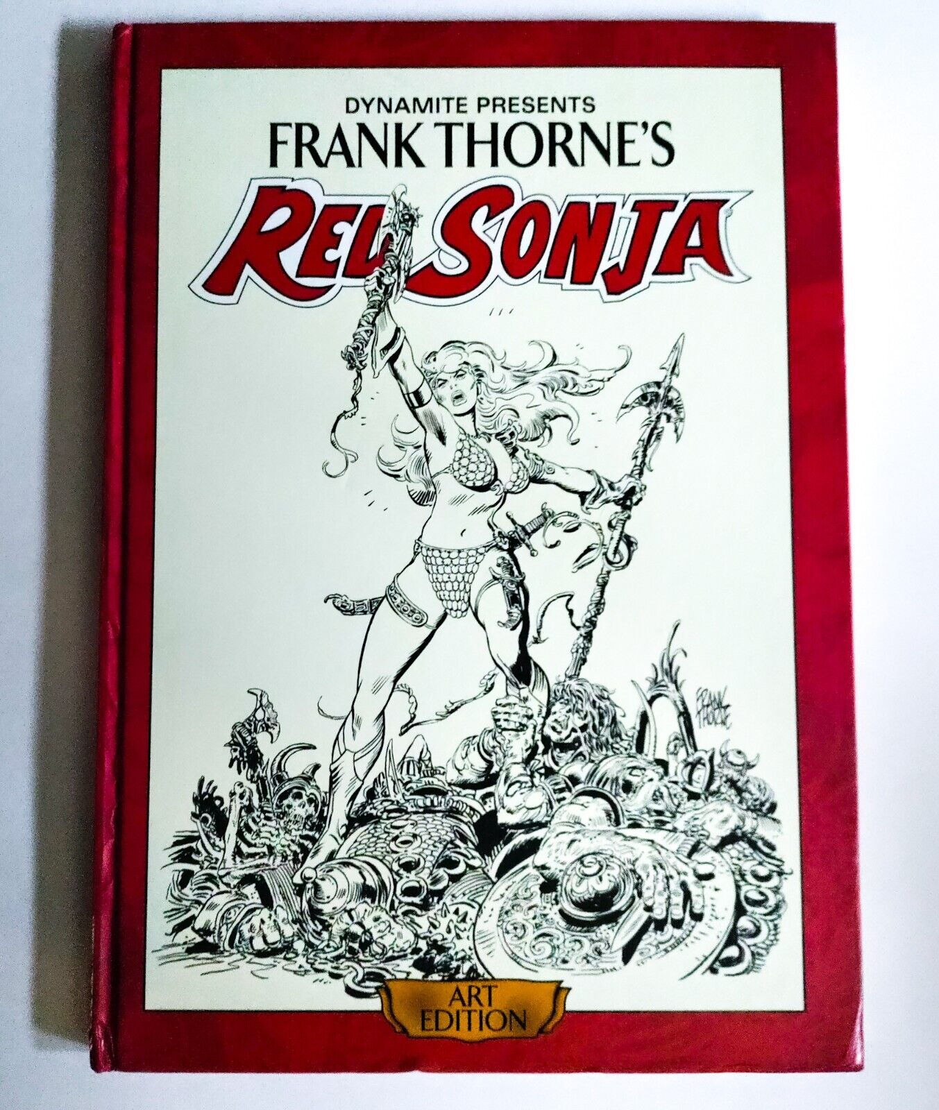 Red Sonja Art Edition Dynamite Volume 1 Frank Thorne Conan Marvel Comics Damaged