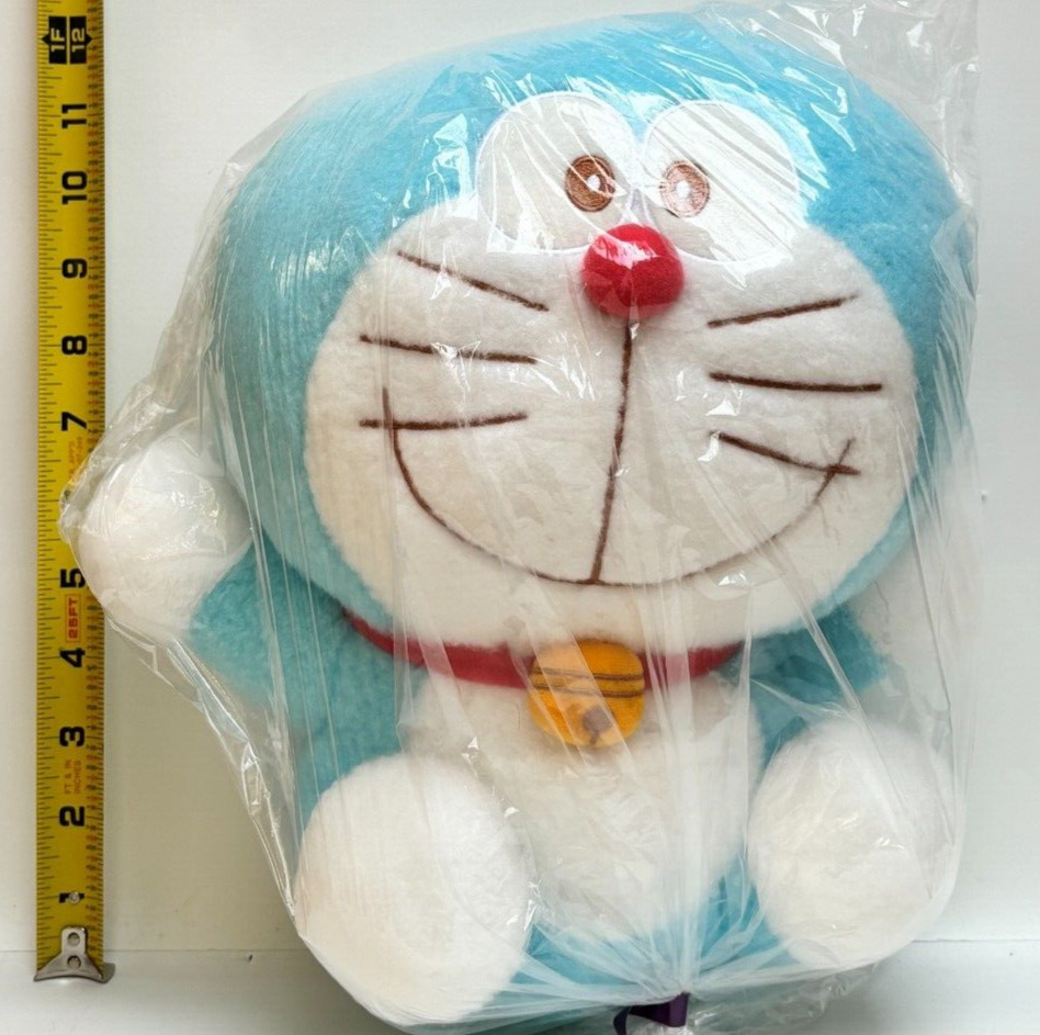 New Authentic Doraemon Wool Felt Style  Plushy Toy Japan