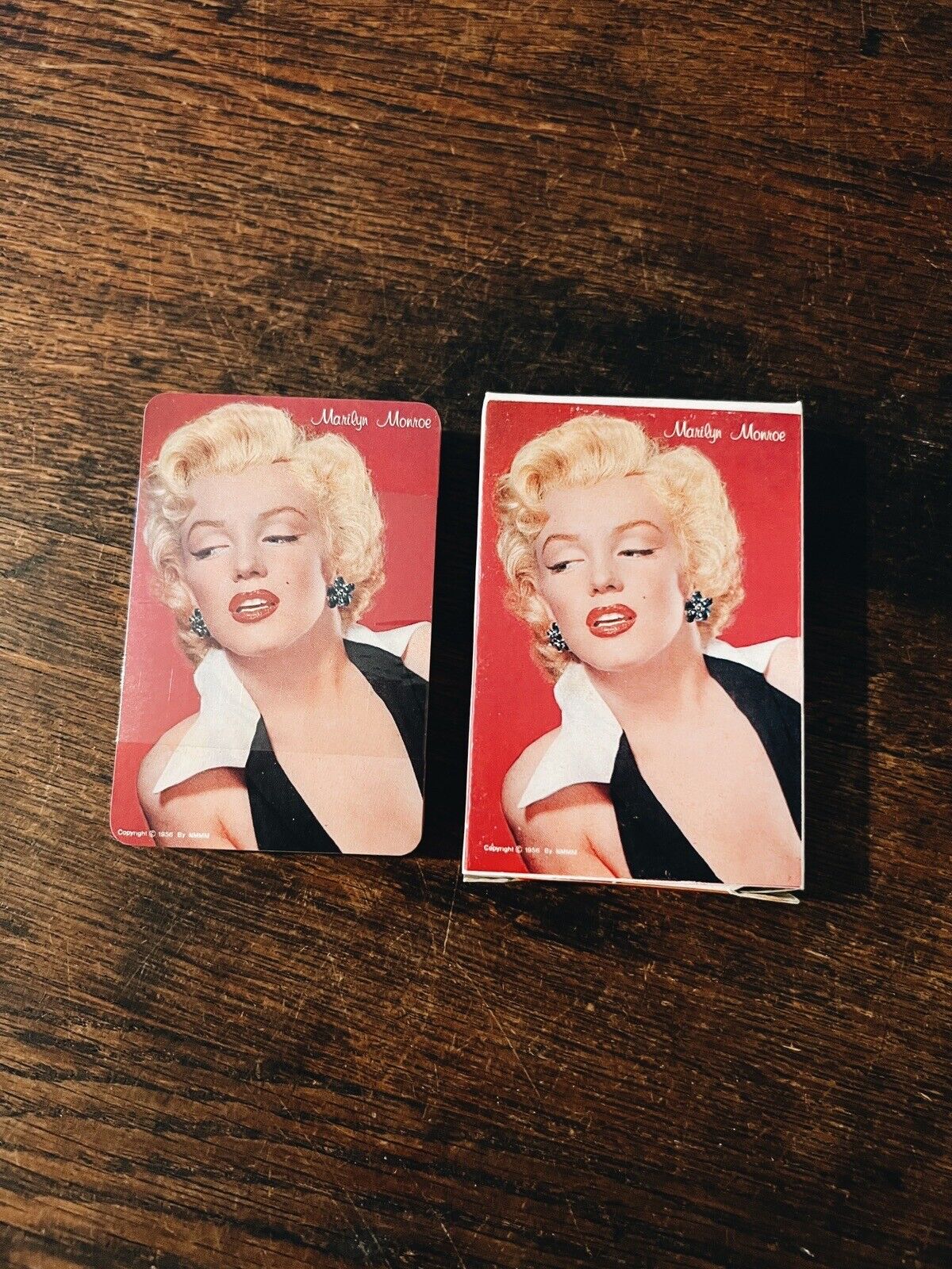 Marilyn Monroe Vintage Original Souvenir Box Playing Cards 1956 SEALED NOS