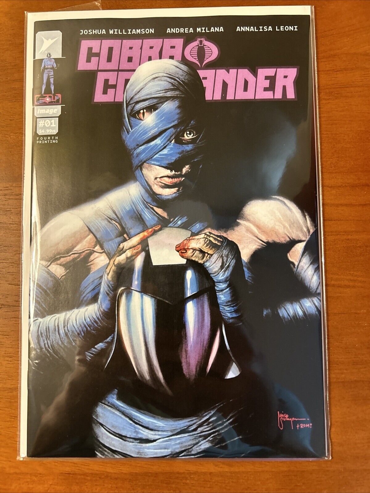 Cobra Commander #1 4th print NM Gem Wow