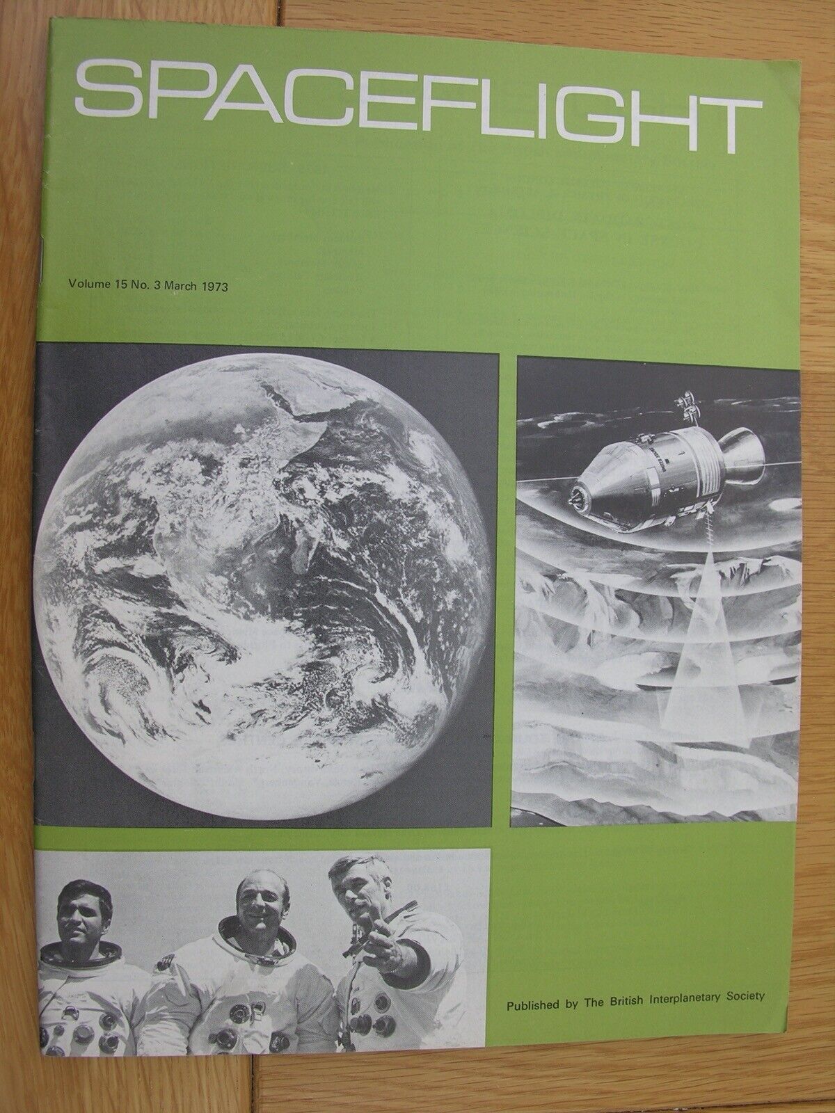 1973 SPACEFLIGHT MAGAZINE March Apollo 17, Educational Satellite, Broadcasting