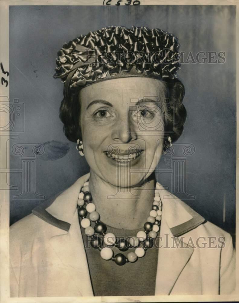 1962 Press Photo Alpha Gamma Delta president Mrs. George Ruckman. - noo71224