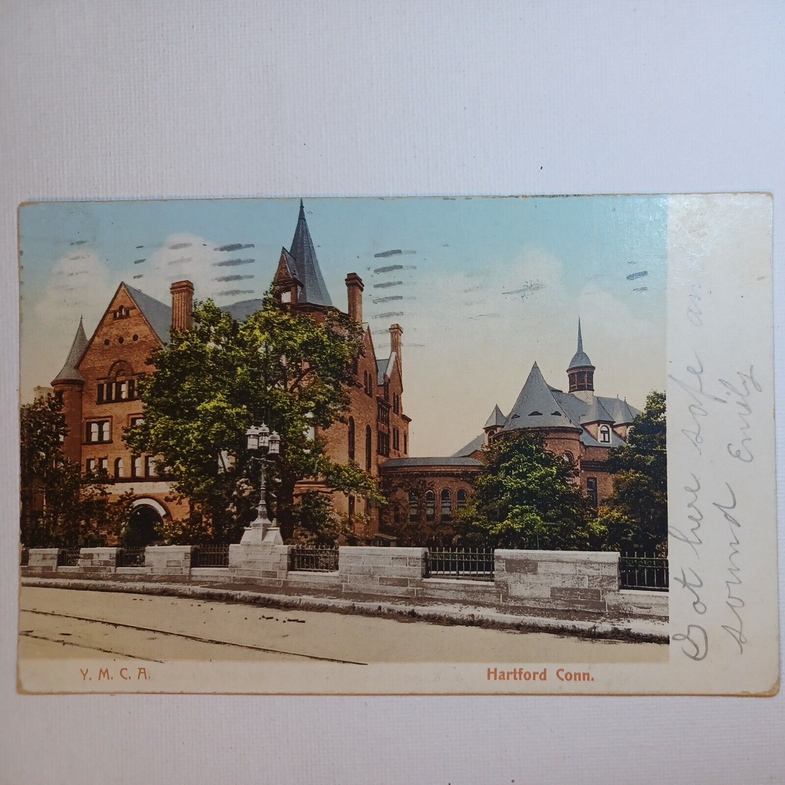 Hartford,CT The Y.M.C.A 1907 Connecticut Souvenir Post Card Co. Postcard Vintage