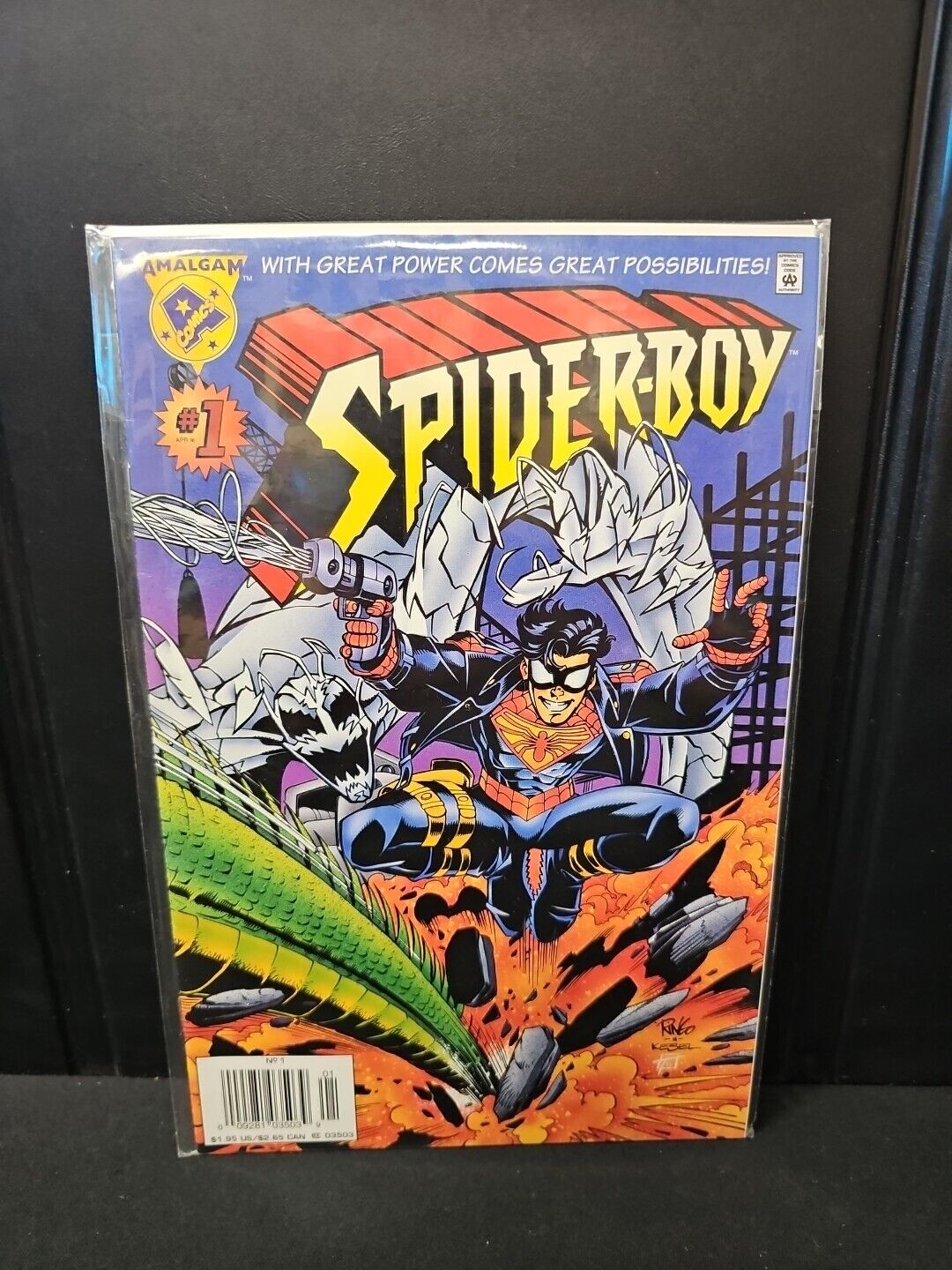 SPIDER-BOY #1 (1996) Spider-Man Robin Amalgam DC vs Marvel 1st Appearance