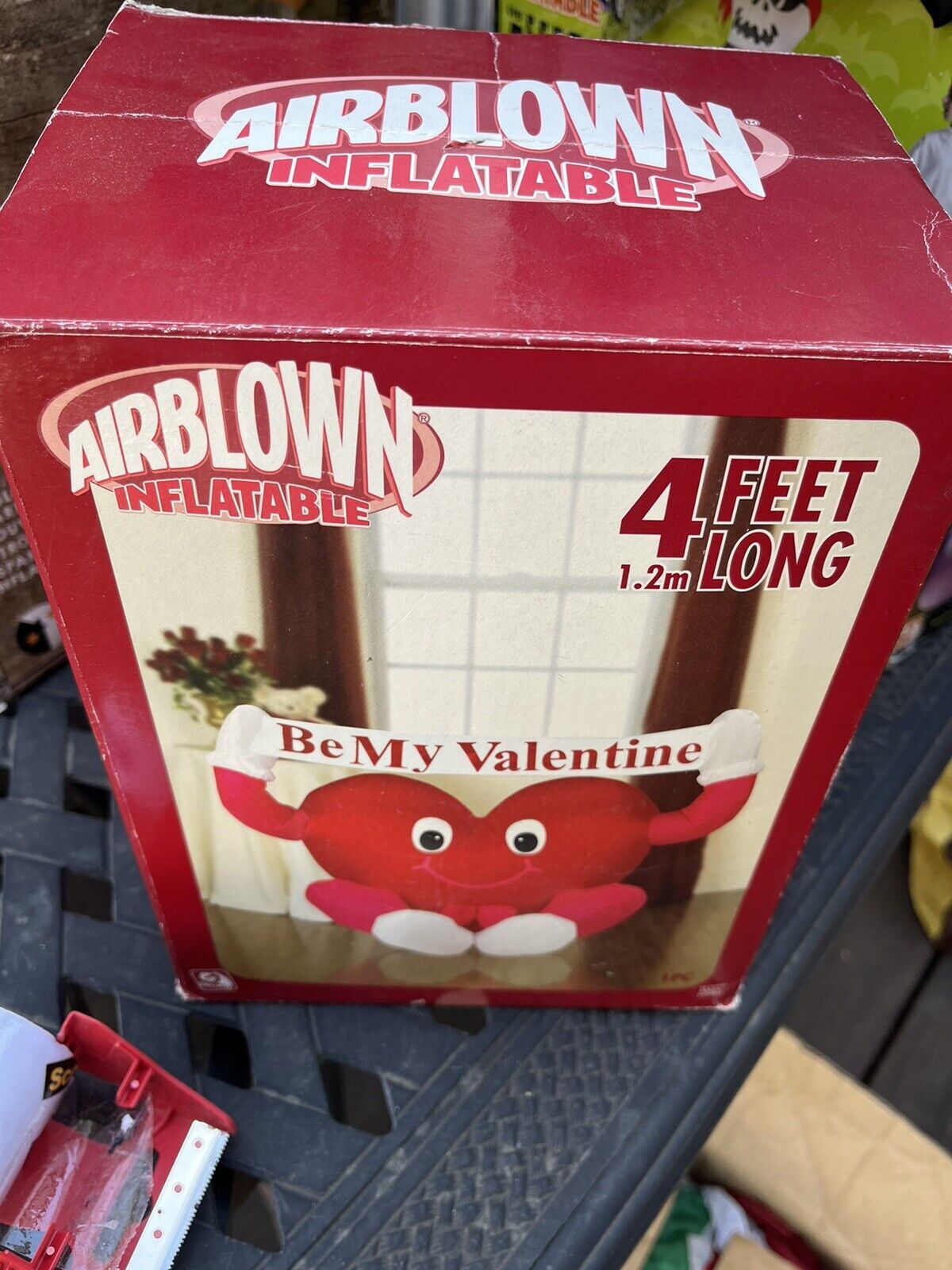 Gemmy Airblown Inflatable Heart Valentines READ PARTS