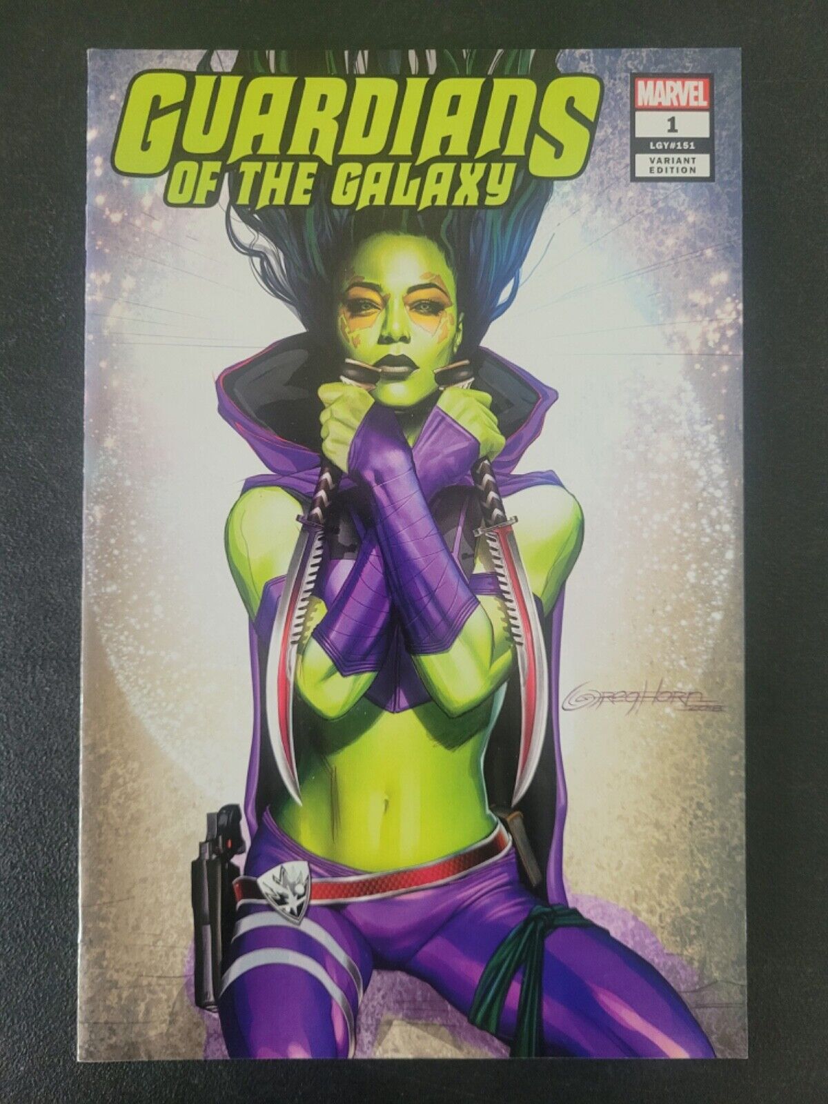 GUARDIANS OF THE GALAXY #1 (2018) MARVEL COMICS GREG HORN DEN OF DAMNED VARIANT