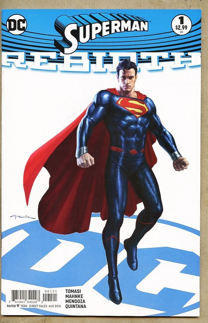 Superman Rebirth #1-2016 nm- 9.2 Park 1st Variant Cover \