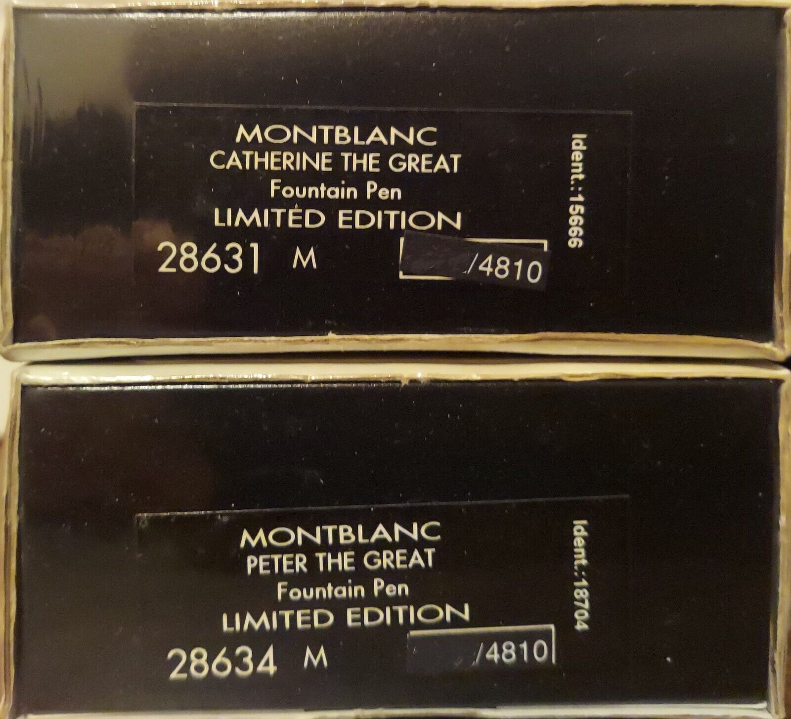 Montblanc 1997 Peter & Catherine The Great 4810 Matching Set Factory Sealed