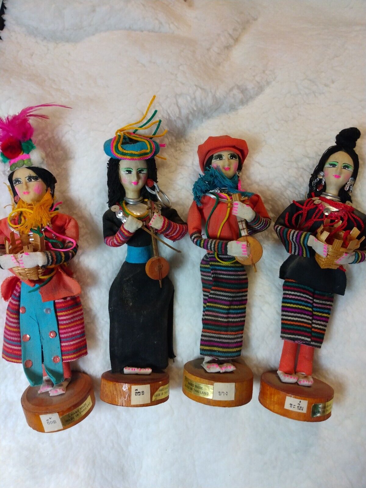 Vintage Made In Thailand European Dolls
