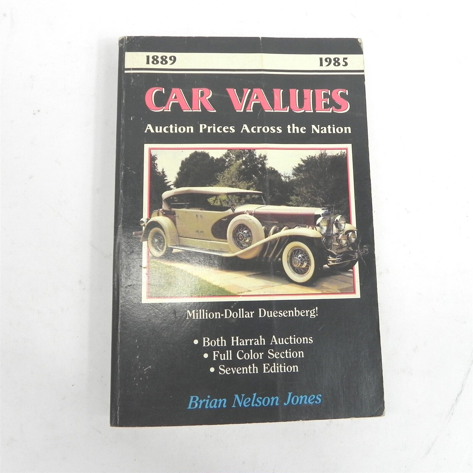 VINTAGE 1985 CAR VALUES AUCTION PRICES FROM ACROSS THE NATION PRICE GUIDE 