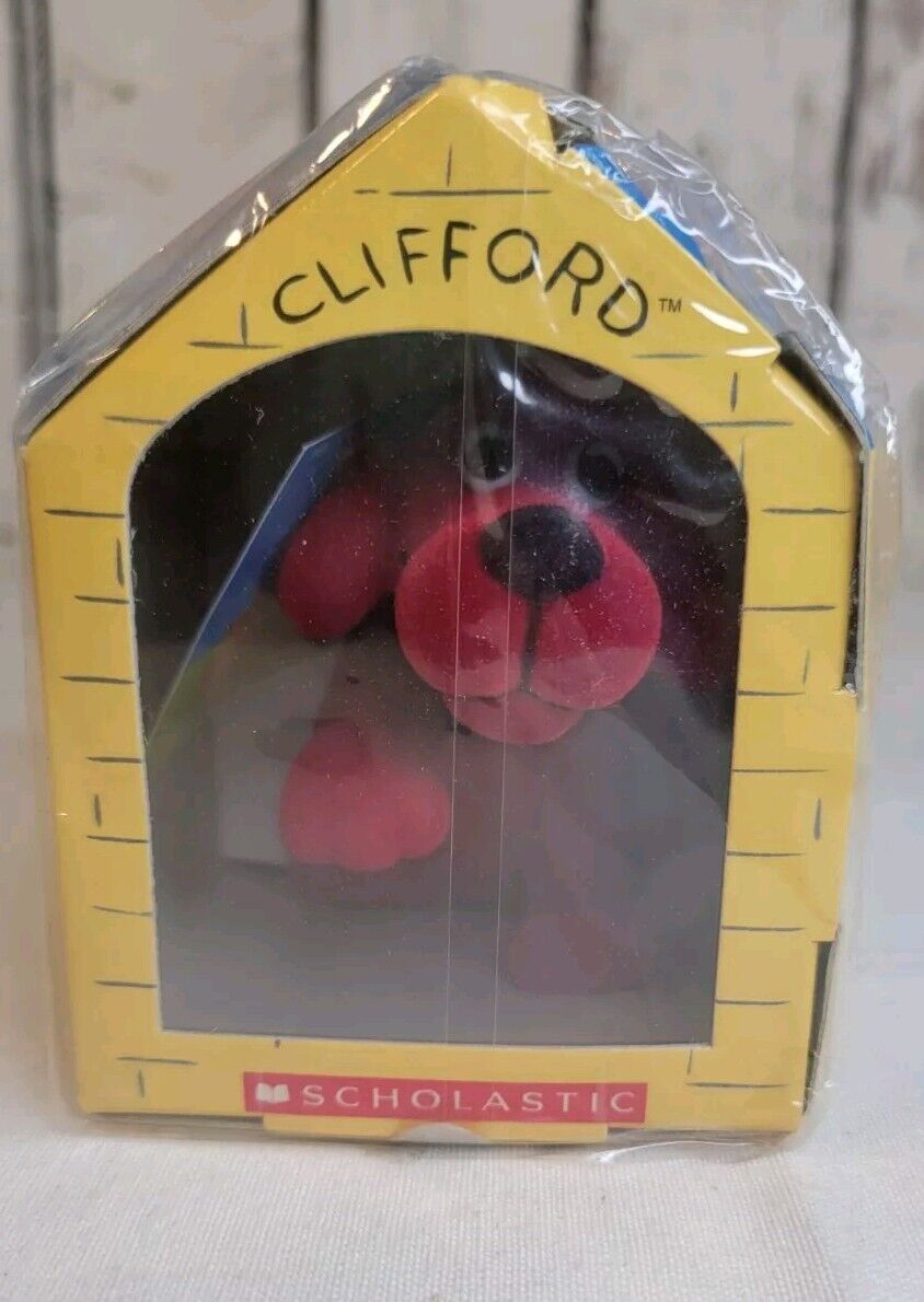 Vintage 2003 Scholastic Clifford the Big Red Dog Bobblehead NEW SEALED IN BOX