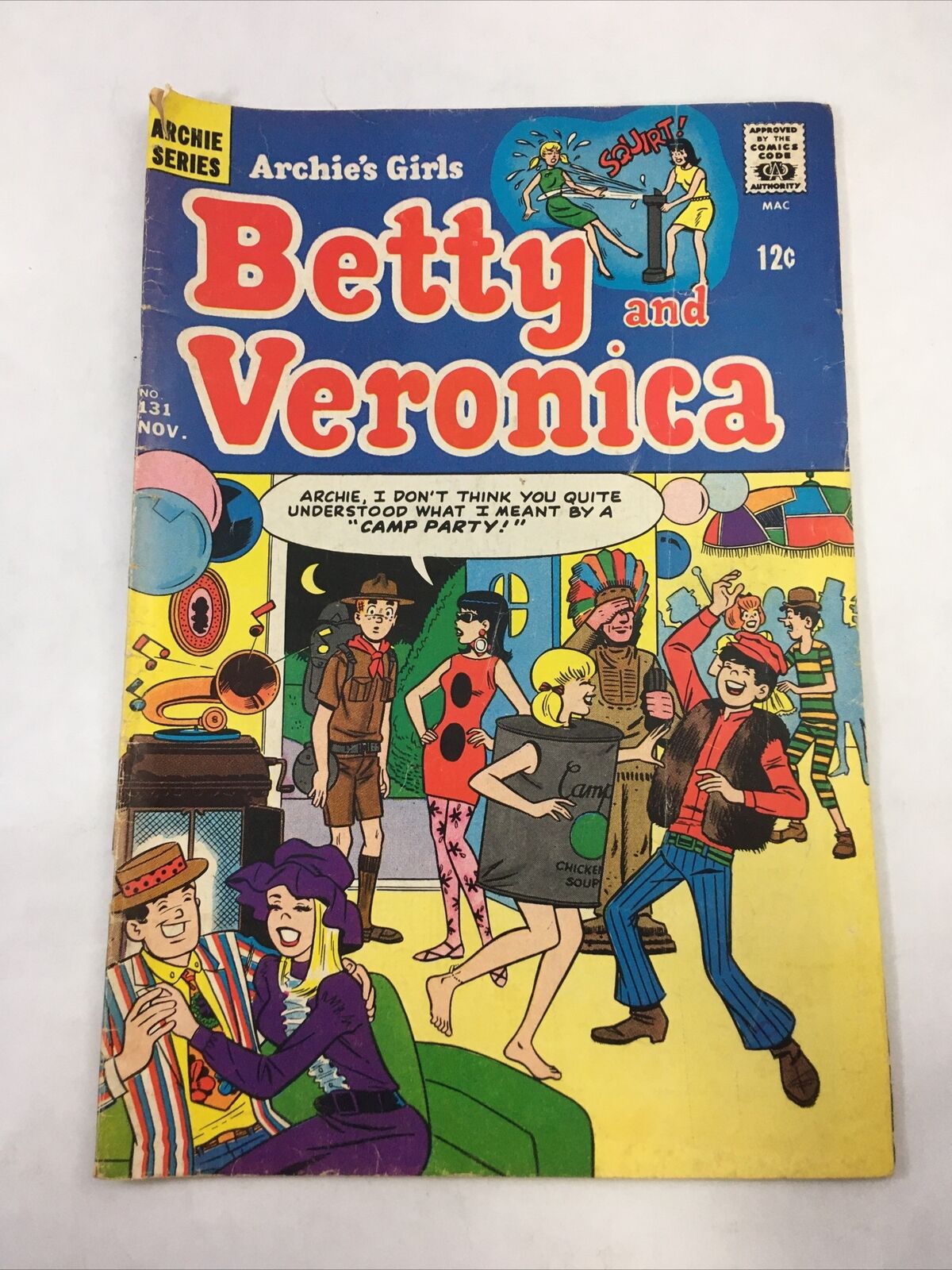Archie\'s Girls Betty & Veronica 131 Archie Comics Nov 1966 FN Riverdale