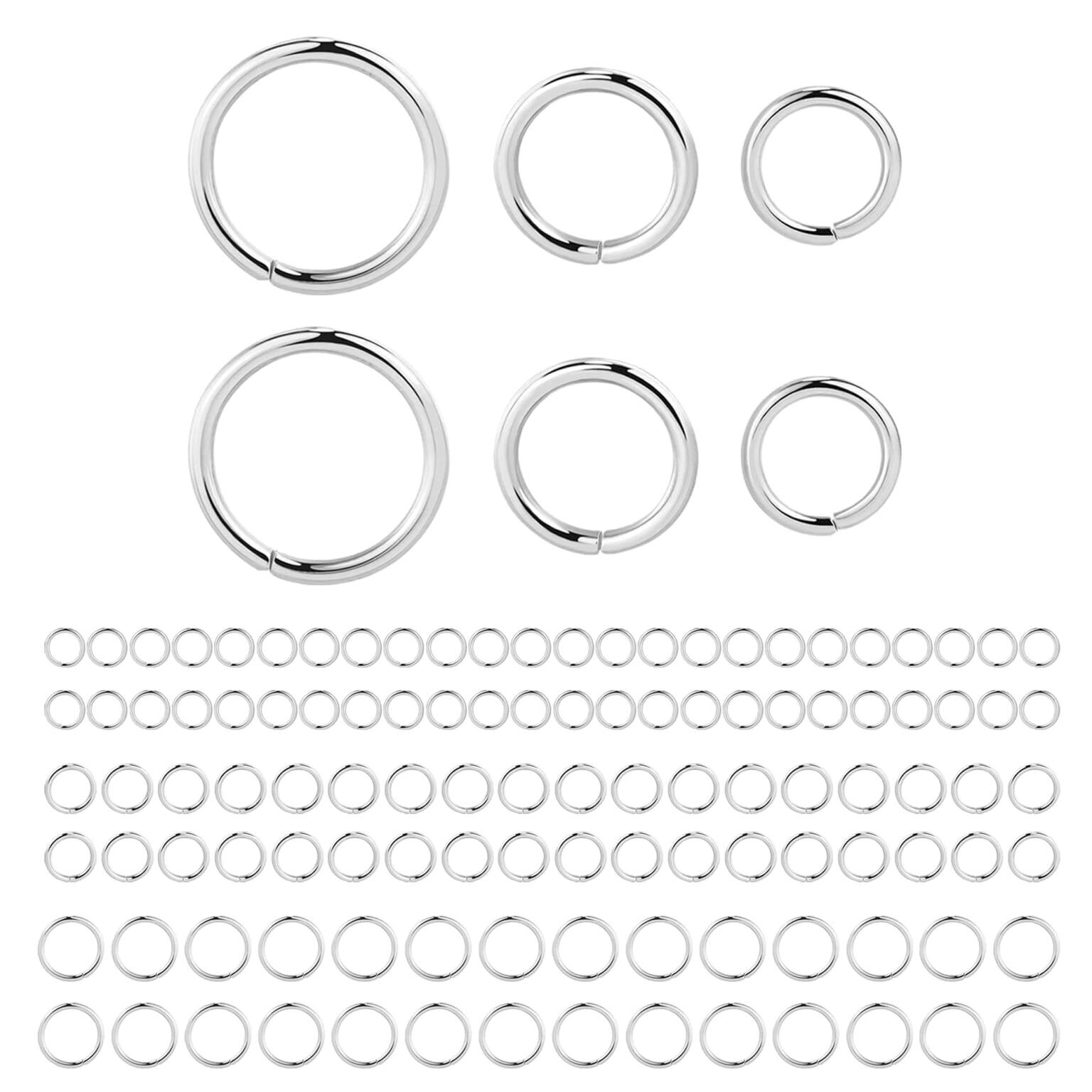 Sterling Silver Jump Rings for Jewelry Making 4mm 5mm 6mm 925 Sterling Silver
