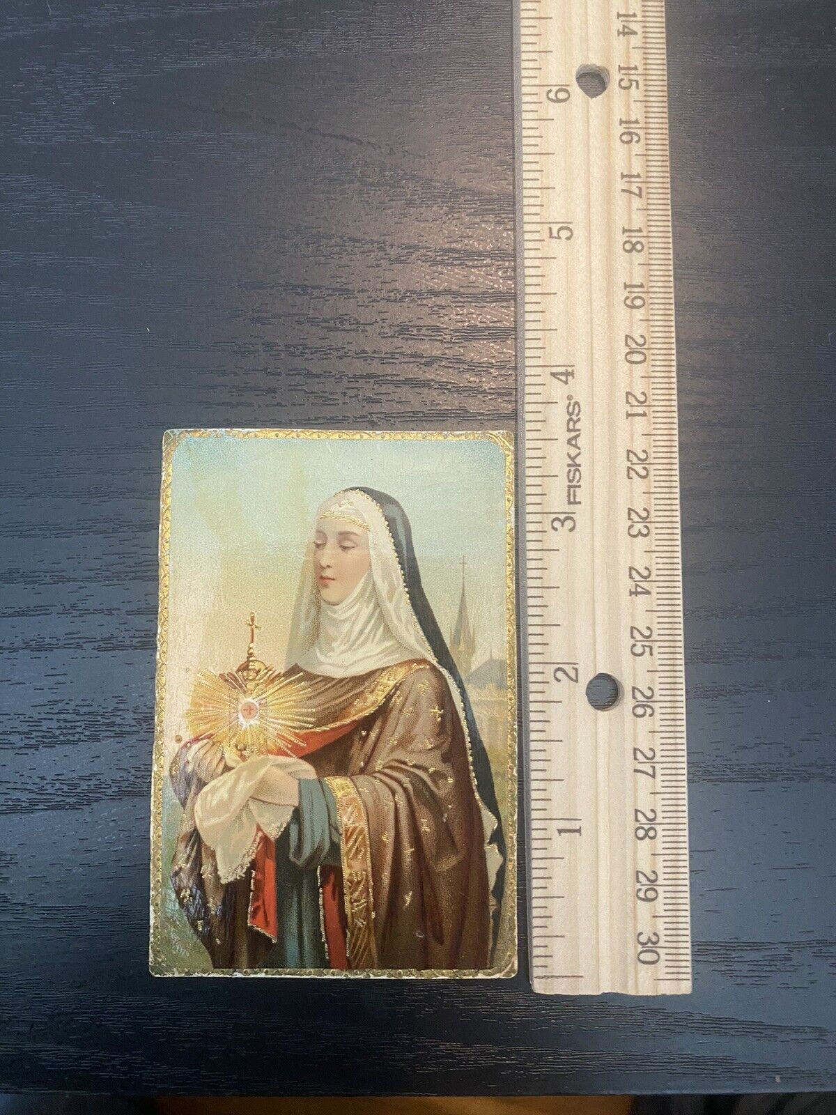 Antique Catholic Prayer Card Religious Collectible 1890's Holy Card.