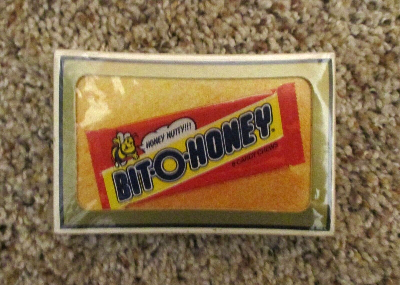 NOS VINTAGE BIT-O-HONEY CANDY ADVERTISING PLAYING CARDS SEALED DECK