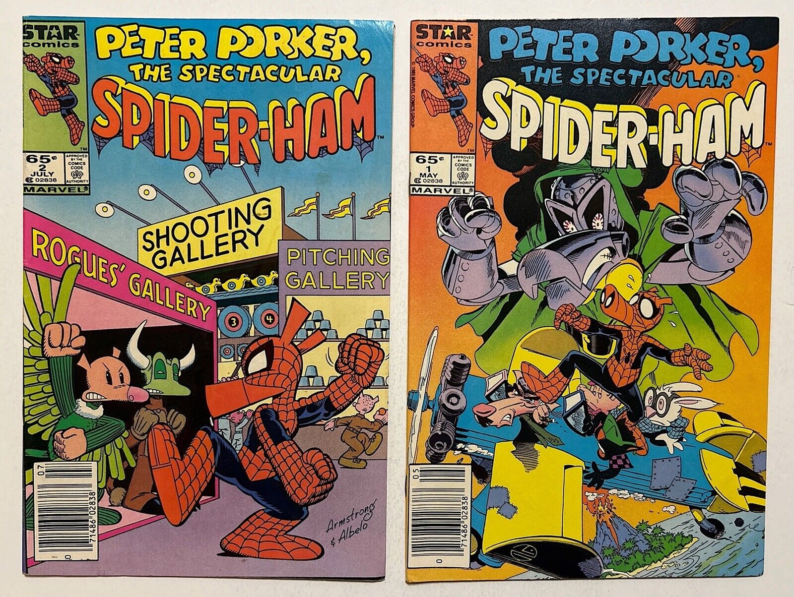 Peter Porker Spectacular Spider-Ham #1 & #2