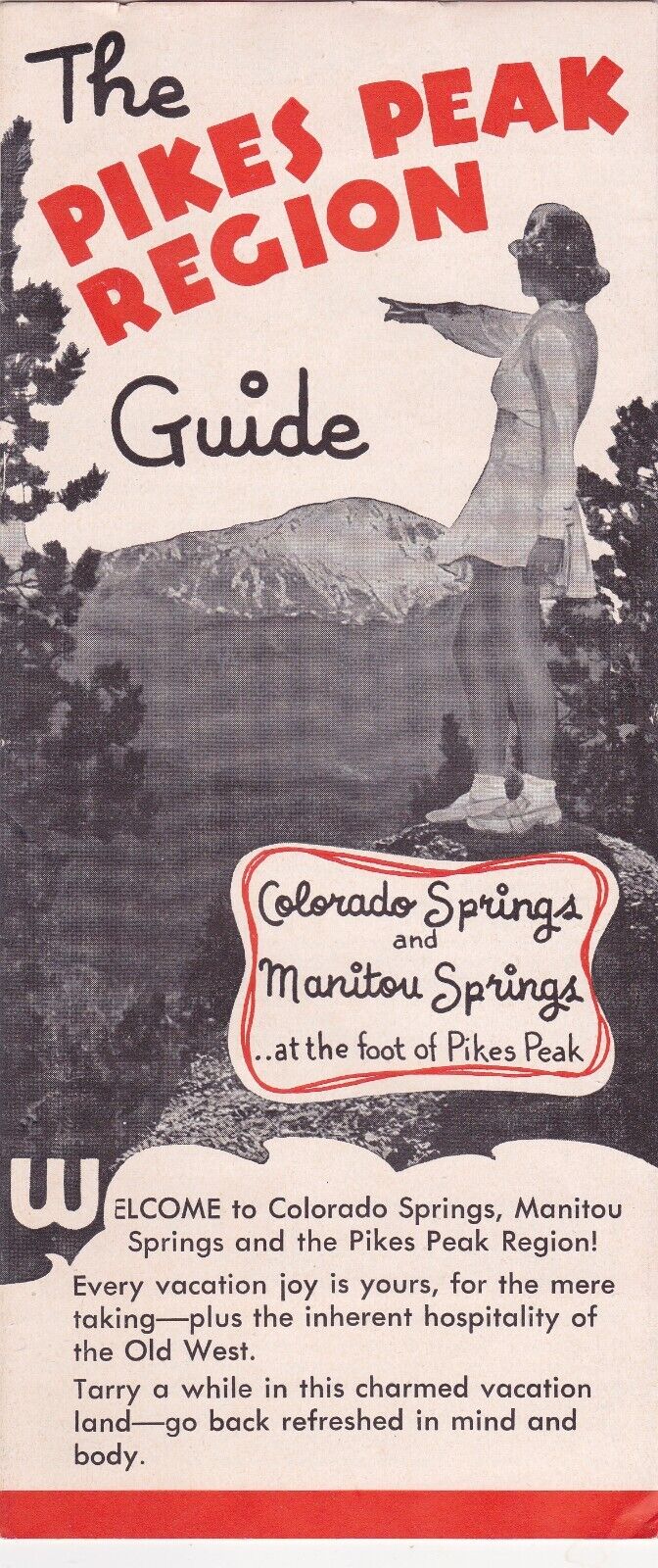 1940\'s Pikes Peak Region Activities & Events Guide Brochure